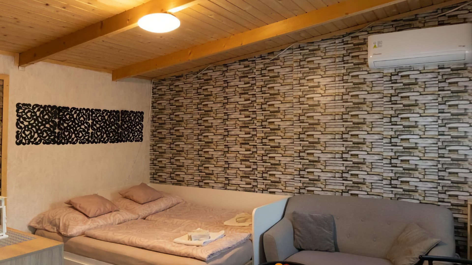 Spálňa - Chata v záhrade Mango Chill